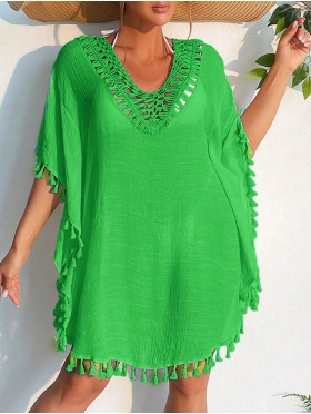 Lace Top W/ Fringes
